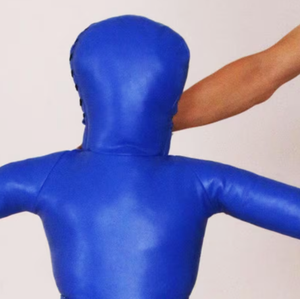 Maniquí de Boxeo Azul de PU, Relleno de Esponja, para Entrenamiento de Artes Marciales para Adultos - Product Image 6
