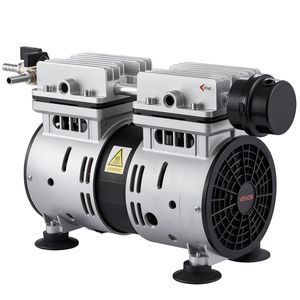 Aeratori per laghi da 5.2CFM per laghi fino a 3 acri, compressore d'aria da 3/4 HP, 2 diffusori, 100 tubi pesati, aeratori per acquacoltura - Product Image 1