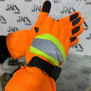 Guantes de Cuero para Bomberos, Resistentes, Industriales, Reforzados, para Soldadura, con Protección para Brazos y Manos - Product Image 3