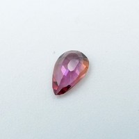 HAYAAT GEMS Pierre précieuse de béryl rouge rose cultivée en laboratoire, 0,15 carat, taille poire, facettée, pour la fabrication de bijoux, 5x3x1,5mm