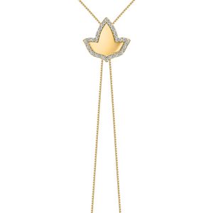 Collier Bolo Lariat en or avec pendentif en forme d'oiseau, longue chaîne à double goutte, extrémités de perles multicolores, bijoux élégants pour femmes - Product Image 3