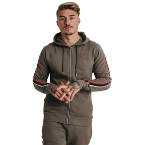 Mens High Quality Navy Blue Cotton Sports Tracksuit Plus Size Wholesale For Winter Season - Product Image 4