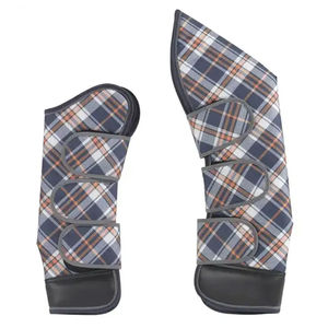 Protège-jambes de voyage pour chevaux personnalisés, imperméables, avec sangles réglables, en maille, et protections tendineuses pour fers de cheval - Product Image 3
