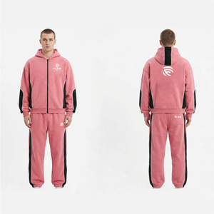 Conjunto Deportivo Premium para Hombre, Talla Grande, Hombros Caídos, Forro Polar - Product Image 1