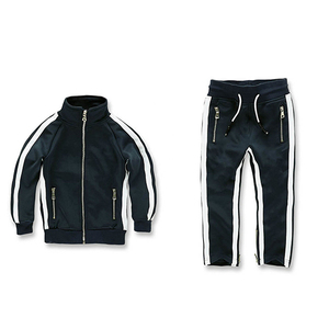 Survêtements d'hiver à capuche unis pour enfants, vente en gros, vêtements de sport pour équipes, ensembles de vêtements pour bébés multicolores, polaire léger pour enfants - Product Image 2