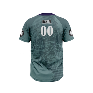 Bán Buôn Tùy Chỉnh Đội Thiết Kế Bóng Chày Jersey Hai Nút Trống - Product Image 2