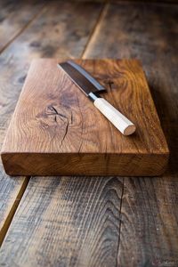 Planche à découper en bois bicolore de qualité supérieure - Product Image 5