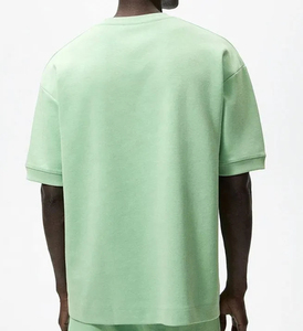 เสื้อยืดคอตตอนถัก 100% พิมพ์โลโก้ตามสั่ง ขายส่งจากโรงงาน แขนสั้น สไตล์วินเทจ สตรีทแฟชั่น ทรงปกติ สำหรับผู้ชาย - Product Image 2