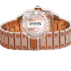 Elegante Reloj Ejecutivo de Cuarzo y Aleación, Resistente al Agua, con Cristal de Zafiro Premium, Diamante Moissanite Color D VVS1, Lujoso y Profesional - Product Image 2