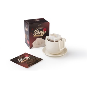 SANG 100g REXUN marca filtro de papel café por goteo hecho a mano en Vietnam empaquetado en caja y bolsa - Product Image 5