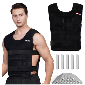 Chaleco de Entrenamiento con Peso Ajustable, de Malla Transpirable, para Correr, Caminar, Hacer Ejercicio al Aire Libre, Calistenia, Gimnasio, Fitness - Product Image 3