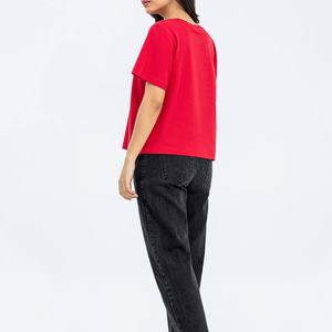 Cotton Polyester Made Women Crop <b>Tops</b> T-Shirt Quick Dry Best Price Women Crop <b>Tops</b> T-Shirt for Sale Women's Shirt - Product Image 6