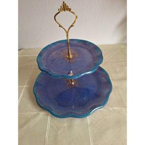 ขาตั้งเค้กเรซิ่นทำมือสำหรับตกแต่งโต๊ะระดับพรีเมียมและอุปกรณ์ตกแต่งเค้ก ยี่ห้อ RR ENTERPRISES ผลิตในอินเดีย - Product Image 2