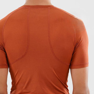 เสื้อยืดคอมเพรสชั่นสำหรับผู้ชาย ทรงปกติ คุณภาพสูง ระบายอากาศได้ดี แห้งเร็ว เป็นมิตรกับสิ่งแวดล้อม ผลิตจากผ้าสแปนเด็กซ์/โพลีเอสเตอร์ รับผลิตแบรนด์ส่วนตัว - Product Image 3