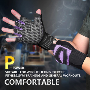 High Performance CrossFit Gear Gloves with Silicone Hexagonal <b>Grip</b> for Enhanced <b>Control</b> Professional Workout Accessories - Product Image 4