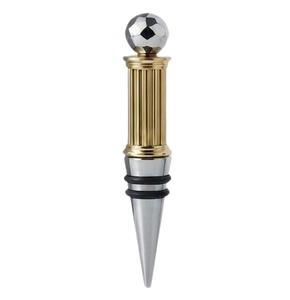 Bouchon de bouteille de vin sur mesure, bouchon de bouteille de vin durable, bouchon de bouteille de vin fini argent ou or - Product Image 3
