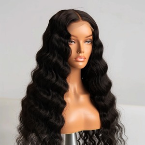 Peluca de cabello humano con ondas profundas más vendida para mujeres, peluca suave con ondas naturales para uso diario, disponible al mejor precio del mercado. - Product Image 4