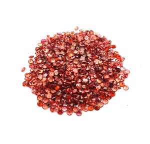 Piedras Preciosas Sueltas de Granate Rojo Natural, Corte Facetado, Calibradas de 2.5MM, Certificadas por Terceros, Venta al Por Mayor para Joyería - Product Image 4