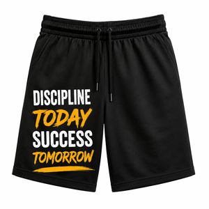 Shorts de sport personnalisés OEM pour hommes, légers en polyester, séchage rapide, pour la course et l'entraînement, avec cordon de serrage, coupe haute - Product Image 1