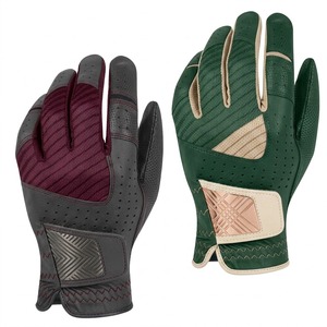 <b>Top</b> Quality Golf Gloves Genuine Leather Breathable Right Hand Unisex Hook And Loop Closure - Product Image 3