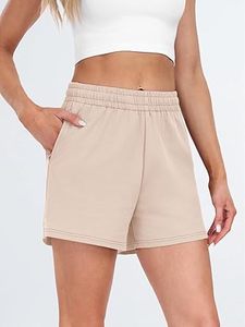New Unique Design Custom Logo <b>Women's</b> Drawstring <b>Sweat</b> <b>Shorts</b> HighCustom <b>Women</b> <b>Shorts</b> Blank 100% Cotton Summer Casual Fleece - Product Image 3