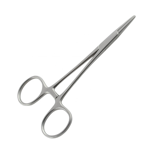 KOUNAIN Instrument de suture chirurgicale en acier inoxydable de 140mm, mâchoire droite, poignée dentelée, porte-aiguille, Instruments chirurgicaux de base - Product Image 4