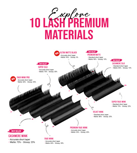 Charmlash Eyelash Trays Wholesale Cashmere <b>Lash</b> Trays Volume <b>Lashes</b> Extensions Deep Black Single <b>Individual</b> Classic - Product Image 5