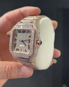 Reloj de Hombre de Lujo, Estilo Hip Hop, Mecánico Automático, con Esfera Cuadrada de 8mm, en Oro Rosa de Dos Tonos, con Números Romanos, Correa de 21mm, Deportivo, Vintage y Moderno - Product Image 2