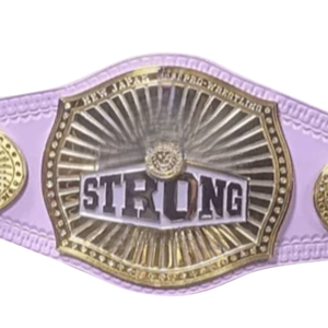 Custom Strong Championship Belt Pink Leather Premium Gold Plated Wrestling Titles - Product Image 2
