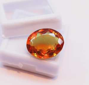Citrine Gemstone Oval Cut Loose Stone IGI Certified Natural Yellow Light for Jewelry Making Ring Pendant - Product Image 1