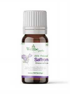 Gouttes d'extrait de safran Wellbe Palm |   Extrait liquide de Crocus Sativus 100% naturel |   Complément alimentaire à base de plantes 10 ml - Product Image 1