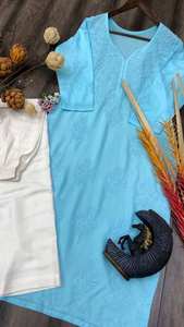 ชุดเดรสลำลองผ้าเรยอนทันสมัย ตกแต่งด้วยงานปักด้ายฝ้าย คัลเลอร์คอมบิเนชั่นสวยหรู คุณภาพสูง เหมาะสำหรับใส่ในชีวิตประจำวัน - Product Image 3