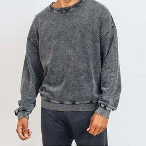 Sudaderas OEM, Ropa de Invierno para Hombre, Sudaderas con Logotipo Personalizado, Sudaderas Vintage Lavadas al Ácido, Sudaderas Básicas con Estampado y Bordado OEM - Product Image 1