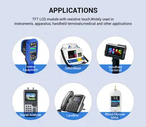 Tela TFT LCD de tamanho pequeno de venda quente 2.0 Polegadas 240*320 Módulo LCD SPI RGB Interface IPS LCD