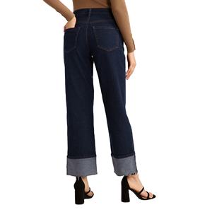 Jeans de Mezclilla Tejida Lavada de Color Sólido para Mujer, Orientados a la Exportación, Transpirables, de Primera Calidad, Ecológicos, de Secado Rápido, Diseño Personalizado - Product Image 3