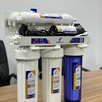Vente d'usine domestique RO purificateur d'eau 6 étapes Ultra Filtration 100gpd RO filtre à eau pour la maison potable étiquette personnalisée système RO