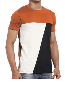 Nouveauté T-shirt décontracté pour homme 100% coton Logo personnalisé sur le devant Tissu en molleton tricoté uni Séchage rapide et respirant - Product Image 2