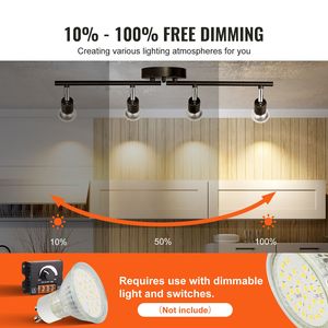 Kit di illuminazione a LED a 4 luci con faretto da soffitto COB da 30W e bracci orientabili da 63 cm, certificato SAA - Product Image 3
