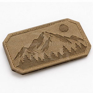 Insignias de tela sintética tejida de alta calidad con formas personalizadas cortadas con láser para accesorios de ropa, equipo de exterior y bolsas de viaje. - Product Image 3