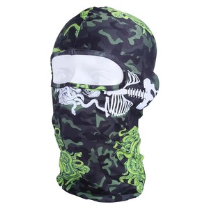 Pasamontañas Unisex para Exteriores, Cubre Rostro Completo, Camuflaje Verde con Estampado de Pulpo, Transpirable, Impermeable, Poliéster, Adulto, 56-58CM - Product Image 4
