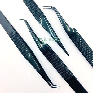 Pince à cils experte, outil de précision pour l'application d'extensions de cils, façonnage des sourcils, instrument de beauté en acier inoxydable, qualité salon - Product Image 6