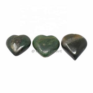 Amazonite Puffy Hearts Stone Hot Seller Reiki Meditation Power Energy Gemstones Polished Love Mascot for Home Office Decoration - Product Image 2