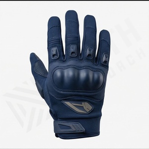 Gants de moto personnalisés pour hommes, protection complète des doigts, en PU, coupe-vent, accessoires de haute qualité, modèle haut de gamme - Product Image 2