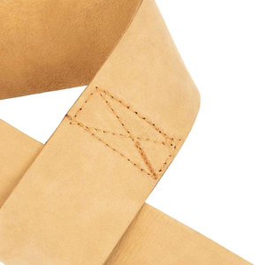 Sangles de musculation en cuir durables pour la force athlétique et la musculation, antidérapantes, unisexes, sans élasticité, pour le soutien en levant des poids - Product Image 3