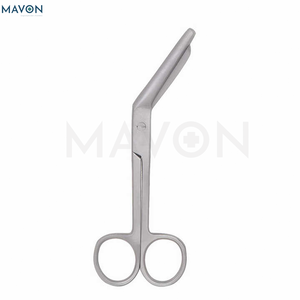 Tijeras para Vendajes Lister de Acero Inoxidable Reutilizables, Tijeras Quirúrgicas Manuales con Certificación CE, Juego de Instrumentos Hospitalarios - Product Image 1