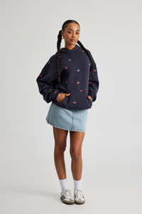 Sweat-shirts décontractés surdimensionnés pour femmes grandes tailles, 100% coton, streetwear, côtelés, manches longues, extensibles, avec cordon de serrage - Product Image 6