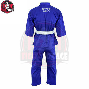 Uniforme de BJJ de qualité supérieure à prix de gros, toutes tailles, tissu extensible et respirant, imprimé sur le devant, vêtements d'arts martiaux en polyester/coton - Product Image 2