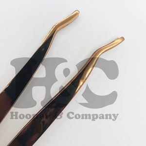 แหนบสแตนเลสแบบทนทานสำหรับขนตาปลอมเคลือบหลายสีพลาสม่าสามารถปรับแต่งได้ - Product Image 6