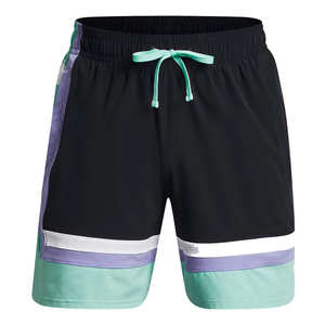 กางเกงขาสั้นกีฬาผู้ชายทรงกระชับผ้าคอร์ดูรอยสีพื้น ไซส์ใหญ่ ระบายอากาศได้ดี เหมาะสำหรับออกกำลังกาย เล่นบาสเก็ตบอล และกิจกรรมกลางแจ้ง - Product Image 1