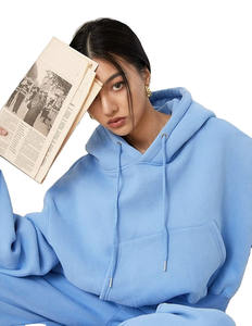 Sudadera con capucha corta para mujer, top corto con capucha a la moda para damas, tela suave y transpirable, manga larga, estilo urbano y moderno. - Product Image 6